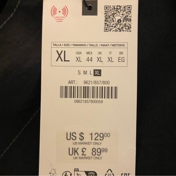 Zara Technical rain coat 2024 - Picture 7 of 9